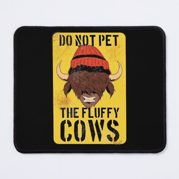 Item preview, Do not pet the fluffy cows designed and sold by 99vectors.