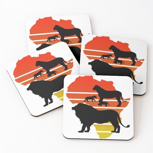 Item preview, Retro African Magic Of Lion Prides designed and sold by Eranthe Bernardo.