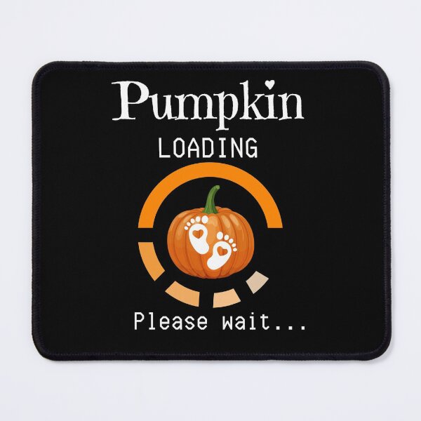 Item preview, Funny Pumpkin Loading Please Wait, Pregnancy Maternity Announcement, New Baby designed and sold by InkItStudio.