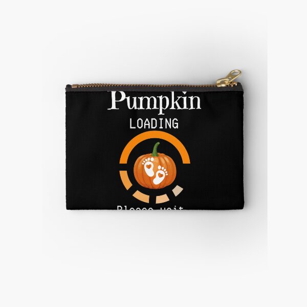 Item preview, Funny Pumpkin Loading Please Wait, Pregnancy Maternity Announcement, New Baby designed and sold by InkItStudio.