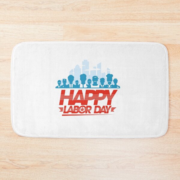 Item preview, Happy Labor Day With Group Of Different Workers designed and sold by FoxLand.