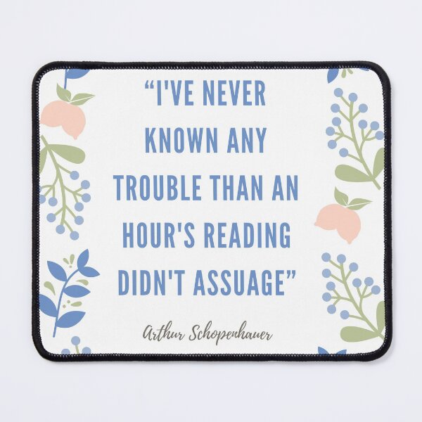 Item preview, Reading quote from Schopenhauer designed and sold by SaraTug.