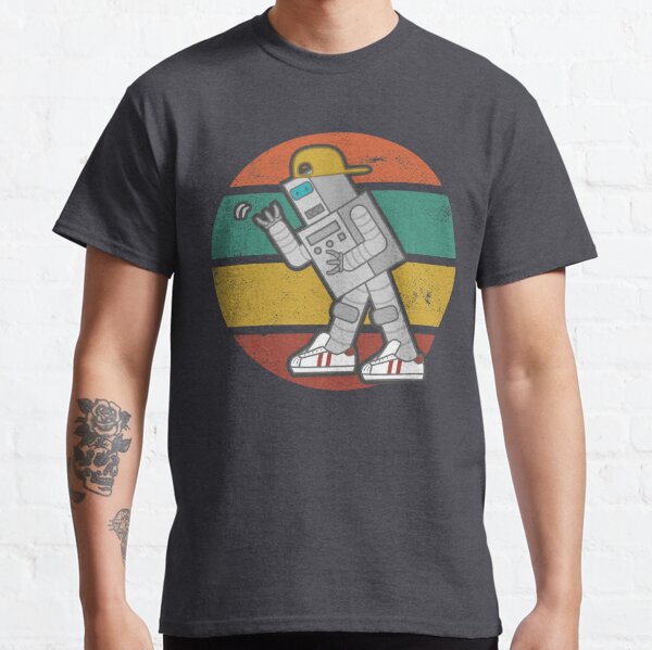 flcl fighter wearing streetwear with vintage astronaut