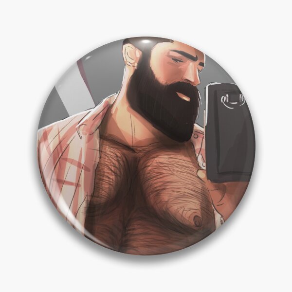 Item preview, bearded selfie  designed and sold by Leosketches.
