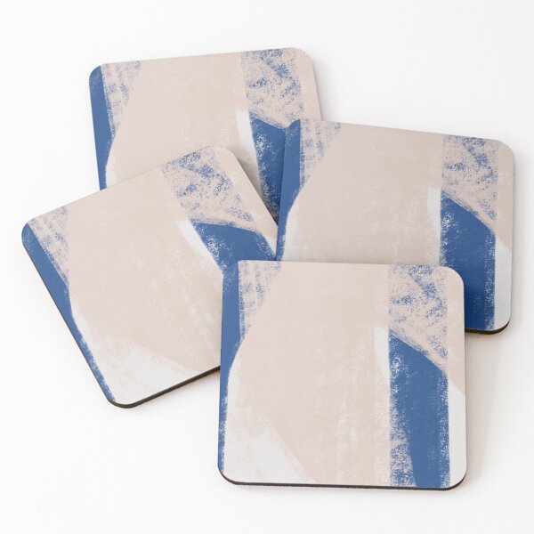 Item preview, Artistic pink white and blue abstract modern  designed and sold by PrintsShopArt.