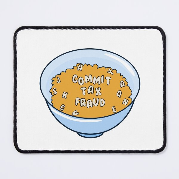 Item preview, Commit tax fraud alphabet spaghetti meme designed and sold by Captain-Jackson.
