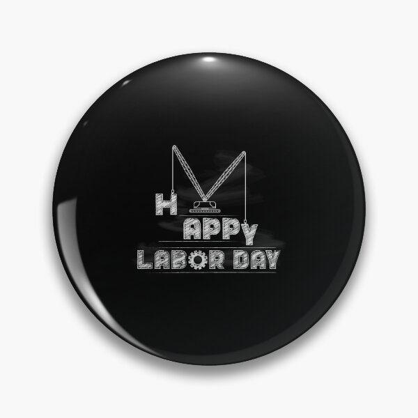 Item preview, Happy Labor Day With Crane And Gears designed and sold by FoxLand.