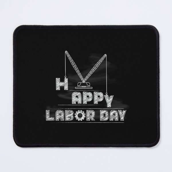 Item preview, Happy Labor Day With Crane And Gears designed and sold by FoxLand.