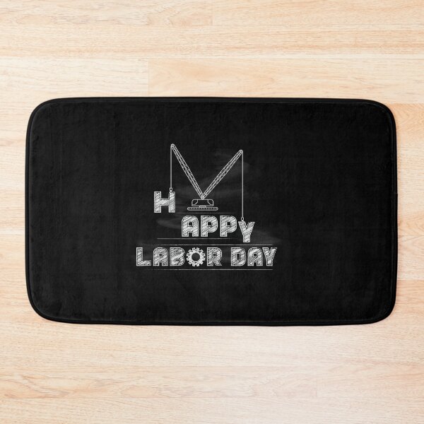 Item preview, Happy Labor Day With Crane And Gears designed and sold by FoxLand.