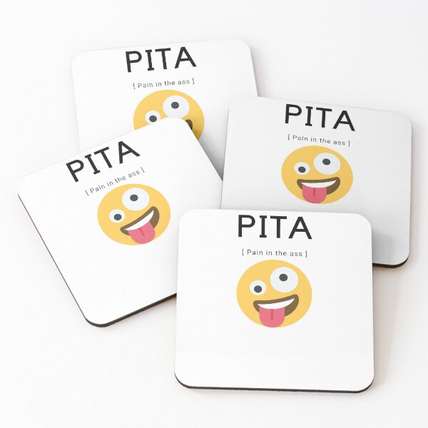 Item preview, PITA explained emoji designed and sold by aminazh.