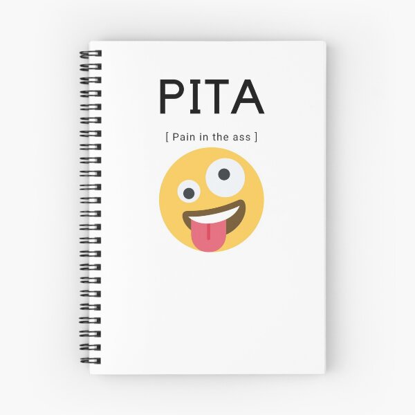 Item preview, PITA explained emoji designed and sold by aminazh.