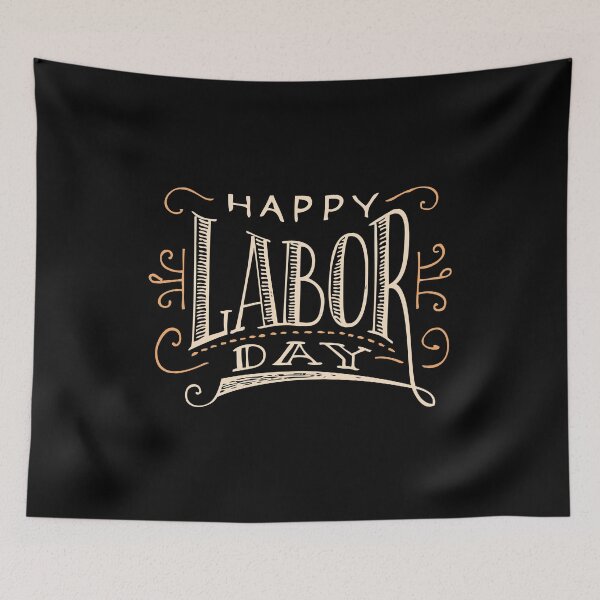 Item preview, Happy Labor Day Vintage designed and sold by FoxLand.