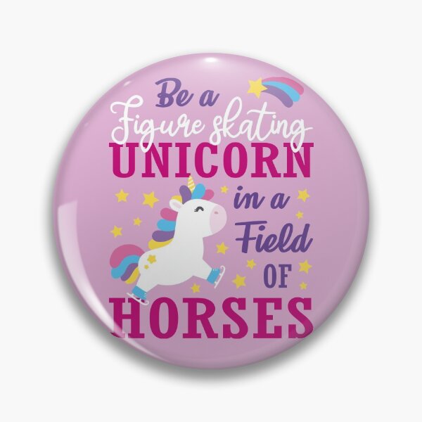 Item preview, Be A Figure Skating Unicorn In A Field Of Horses designed and sold by TripleTriple.