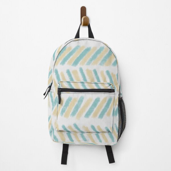Item preview, watercolor stripessand blue ocean designed and sold by FandomizedRose.