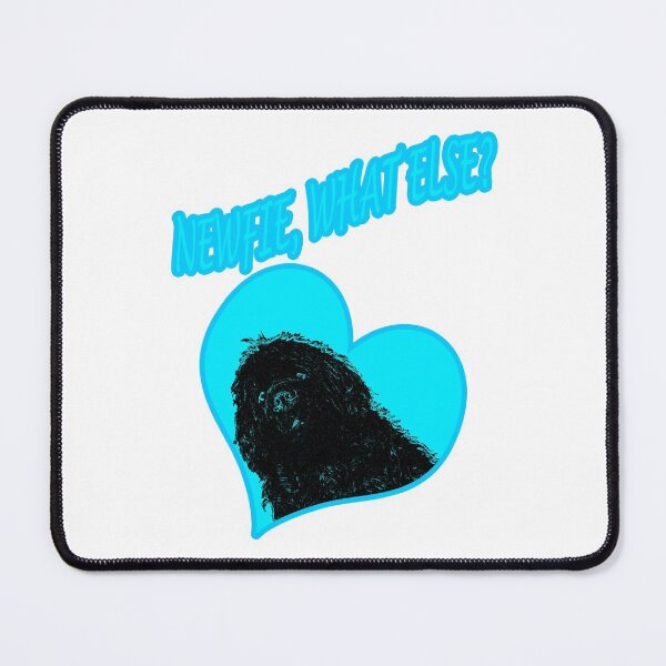 Item preview, Newfoundland dog in a blue heart designed and sold by Moonyflower.