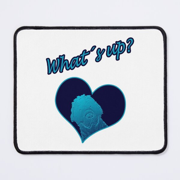 Item preview, Newfoundland dog in blue heart designed and sold by Moonyflower.