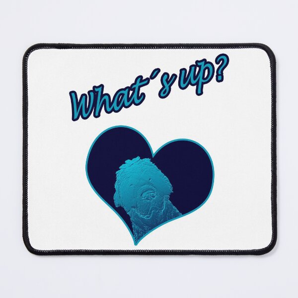 Item preview, Newfoundland dog in blue heart designed and sold by Moonyflower.
