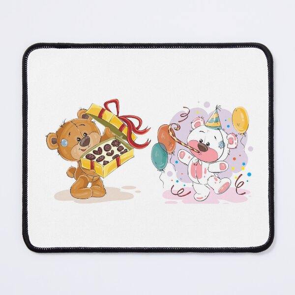 Item preview,  Milk and Mocha bear celebrating their birthday  designed and sold by Giovanni's  Brown Quotes.