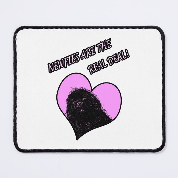 Item preview, Newfoundland dog in heart designed and sold by Moonyflower.