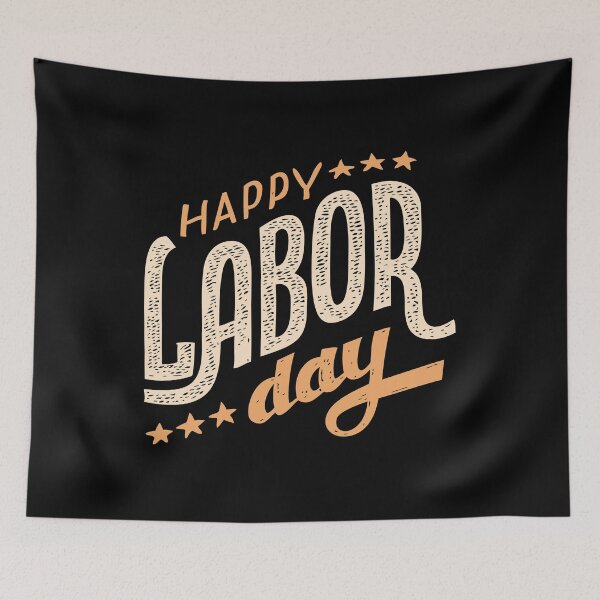 Item preview, Happy Labor Day Vintage designed and sold by FoxLand.
