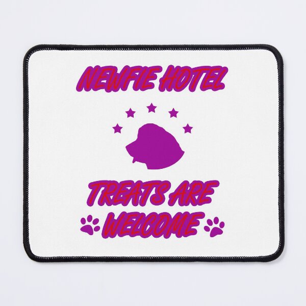 Item preview, Newfie Hotel Treats Are Welcome  designed and sold by Moonyflower.