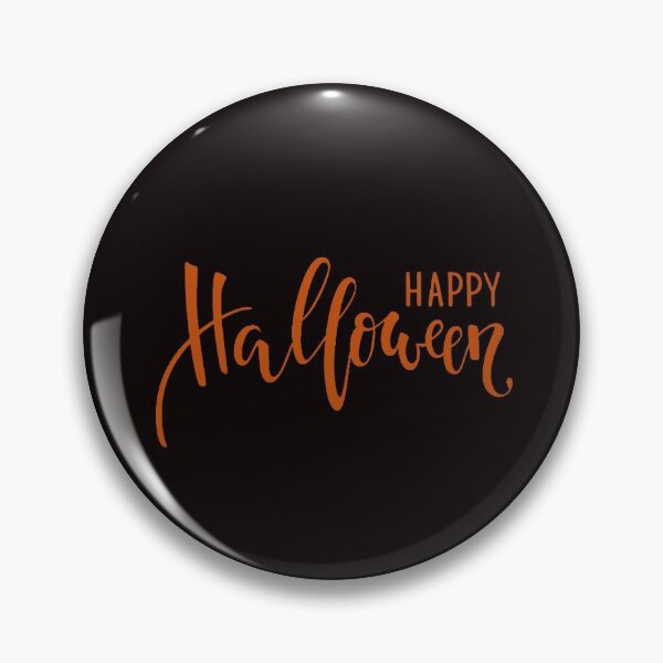 Item preview, Happy Halloween Script Hand Writing Text Orange designed and sold by WearWolfDesigns.