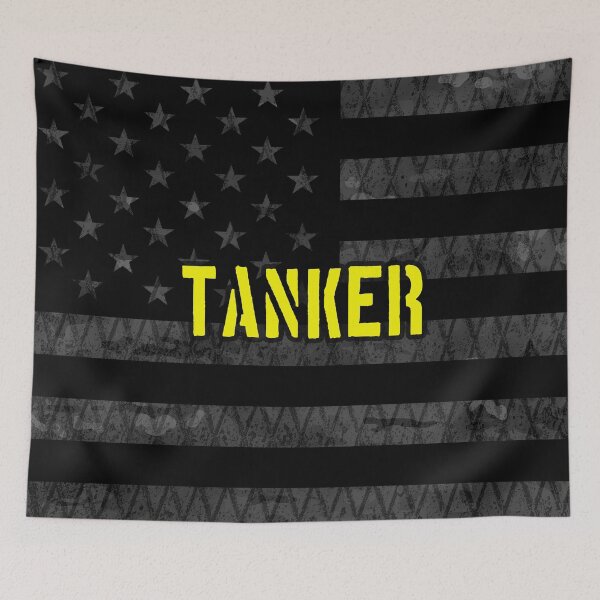 Artikelvorschau, Tanker gedämpfte amerikanische Flagge entworfen und verkauft von Jared Davies.