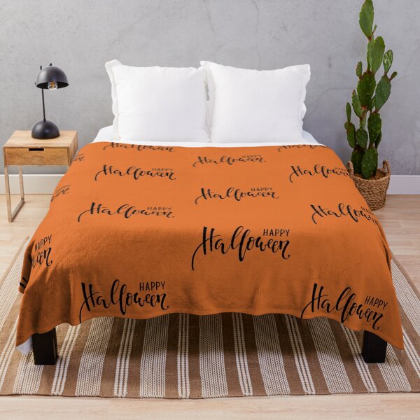 Item preview, Happy Halloween Script Hand Writing Text Black designed and sold by WearWolfDesigns.