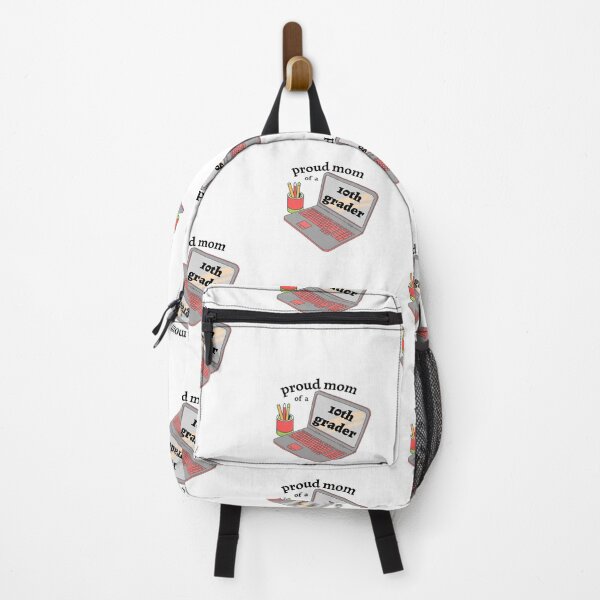 Item preview, proud mom of a 10th grader, laptop graphic designed and sold by Jessi-Sketches.