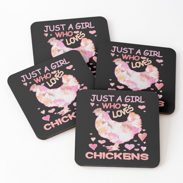 Item preview, Just A Girl Who Loves Chickens, Floral Farmer Girl Gifts designed and sold by Best Designer.