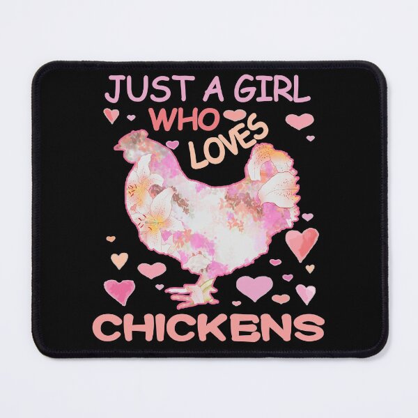 Item preview, Just A Girl Who Loves Chickens, Floral Farmer Girl Gifts designed and sold by Best Designer.