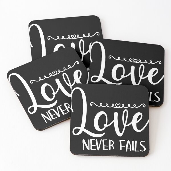 Item preview, Love Never Fails designed and sold by PeachesMommy.