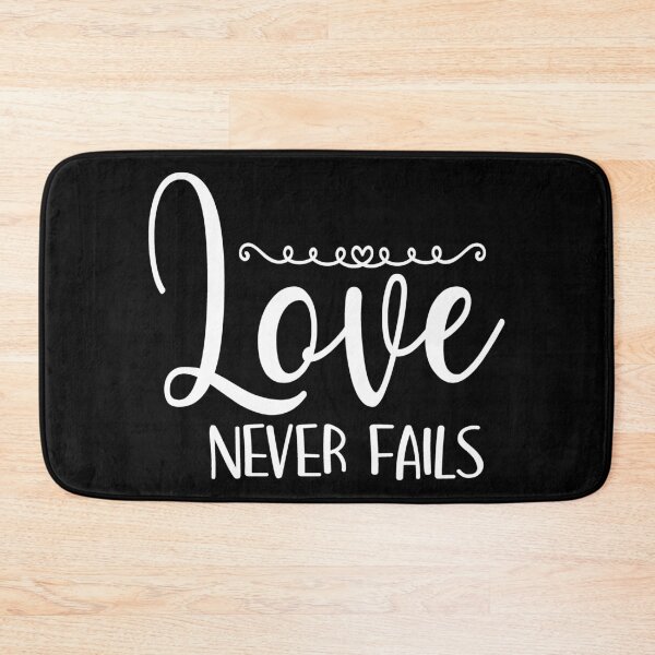 Item preview, Love Never Fails designed and sold by PeachesMommy.