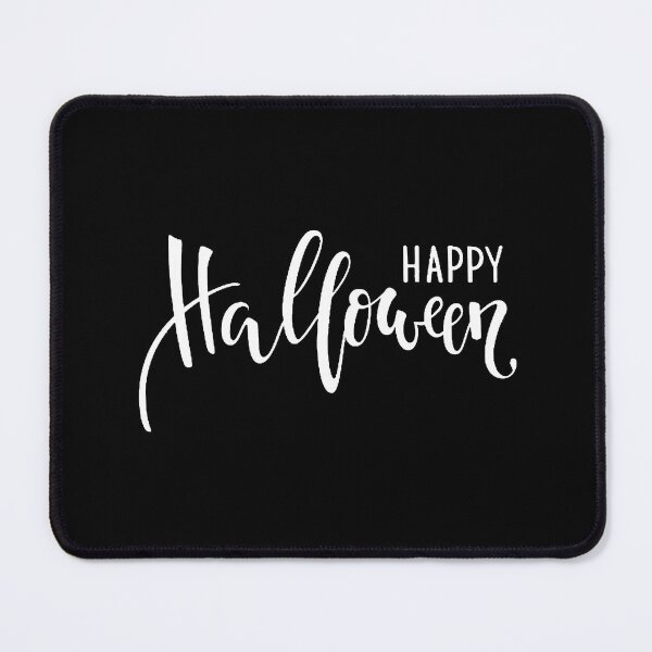 Item preview, Happy Halloween Script Hand Writing Text White designed and sold by WearWolfDesigns.