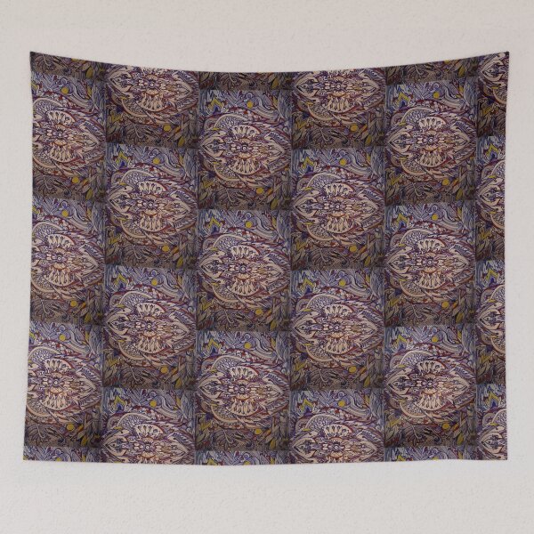 Item preview, colorful mandala designed and sold by awkwardartegle.