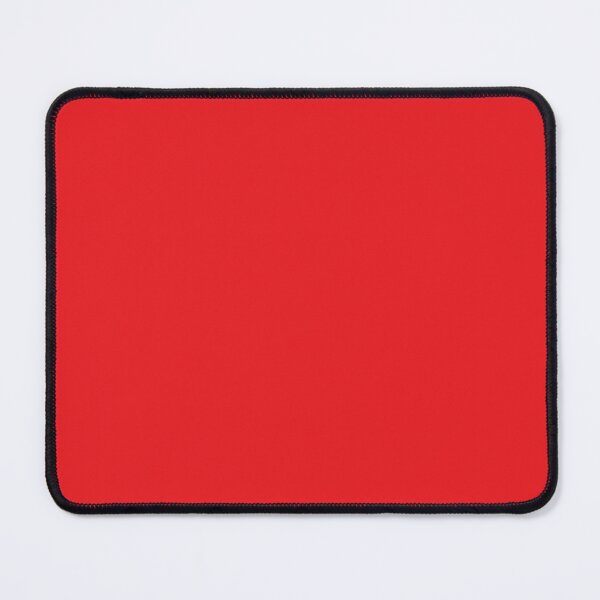 Red Color - Red one colour Mouse Pad
