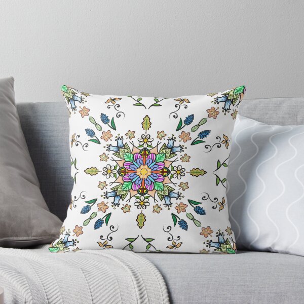 Item preview, Flower and Leaf Mandala designed and sold by FrauleinimStall.