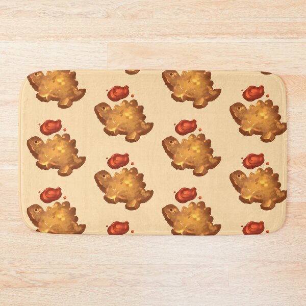Item preview, Dinosaur Chicken Nugget and Ketchup designed and sold by GalaxyChicken.