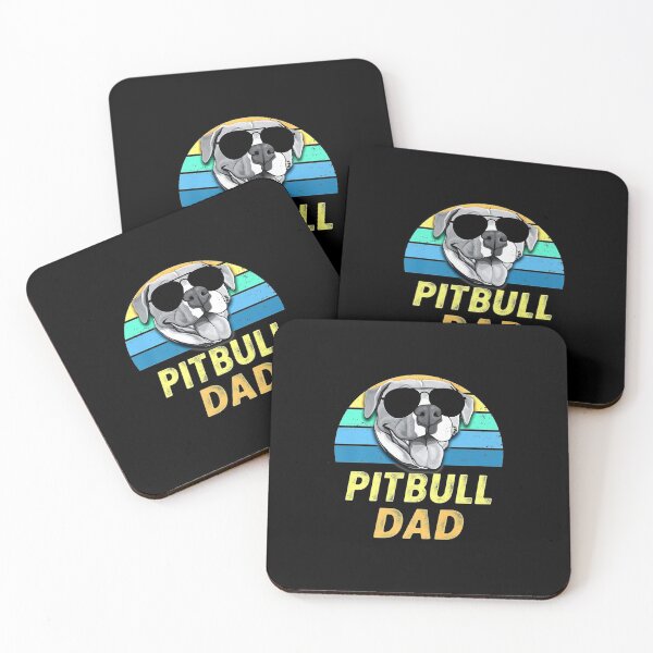 Item preview, Pitbull Dad Retro Funny Pit Bull Awareness  designed and sold by wowart4u.
