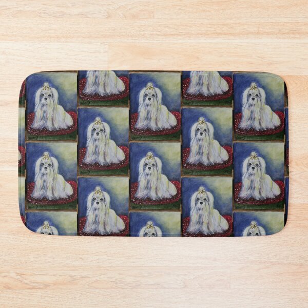 Item preview, Maltese on a Pillow designed and sold by chstudios.
