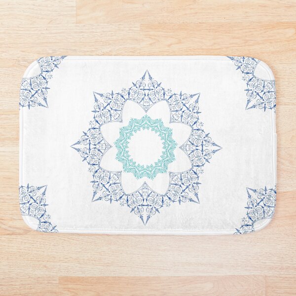 Item preview, Blue textured art doodle designed and sold by GotchaKn.