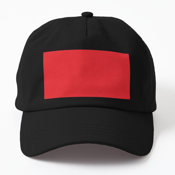 Red Color - Red one colour Dad Hat