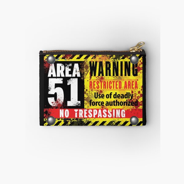 Item preview, Area 51 Warning Restricted Area No Trespassing designed and sold by RIGHTCHUS.