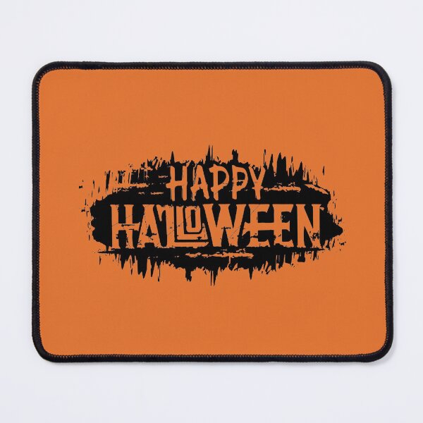 Item preview, Happy Halloween Grunge Style Hand Writing Text Black designed and sold by WearWolfDesigns.
