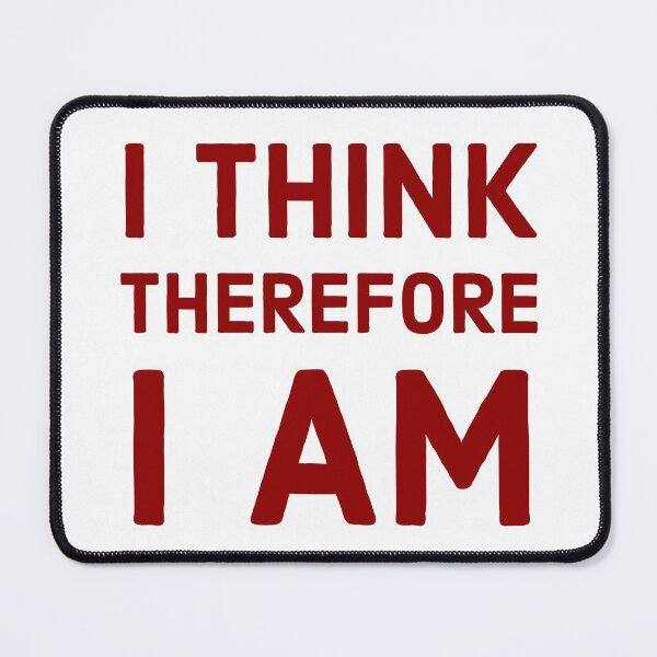 Item preview, I think therefore I am designed and sold by Inspirationmotivation.