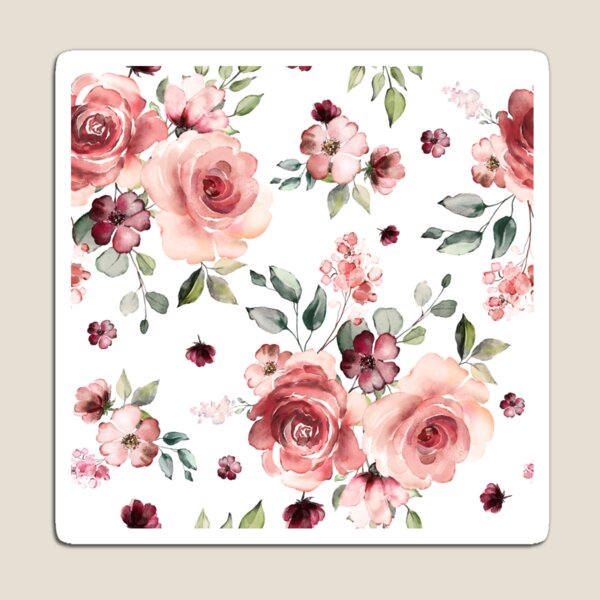 Item preview, Floral Pattern Drawing for Men’s & Women’s Fashion designed and sold by TeeFashionShop.