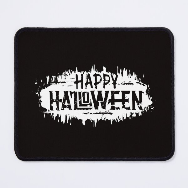 Item preview, Happy Halloween Grunge Style Hand Writing Text White designed and sold by WearWolfDesigns.