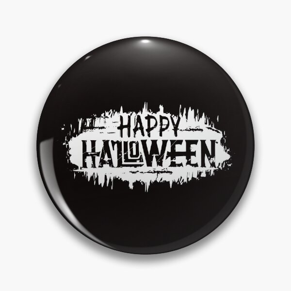 Item preview, Happy Halloween Grunge Style Hand Writing Text White designed and sold by WearWolfDesigns.