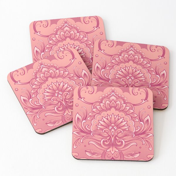 Item preview, blush pink  mandala pattern designed and sold by weilertsen.
