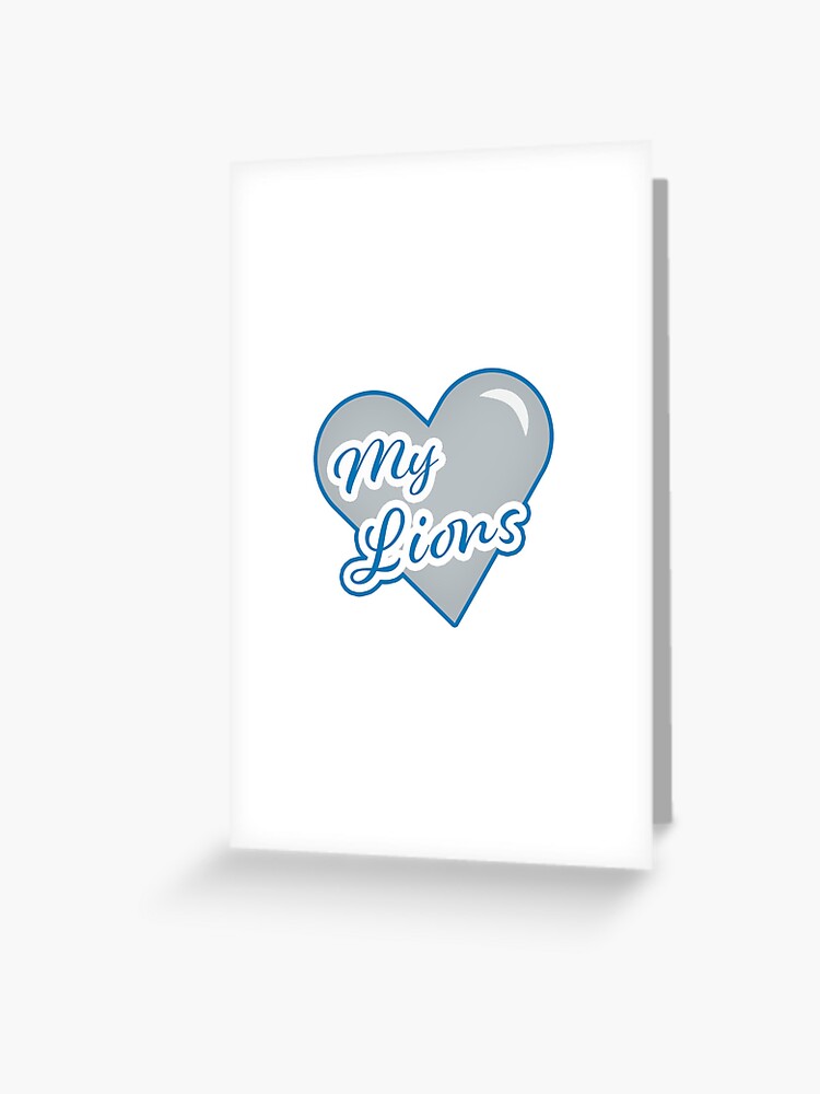 Detroit Lions Greeting Cards for Sale